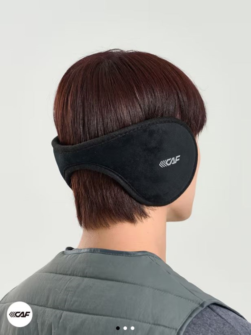 다이소 르까프 귀마개 블랙 컬러 단색 상품 모습 / 다이소 제공