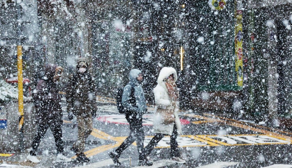 눈 내리는 서울 / 뉴스1