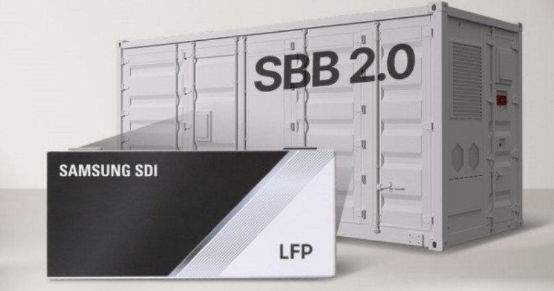 LFP 배터리가 탑재된 ESS 제품 / 삼성SDI