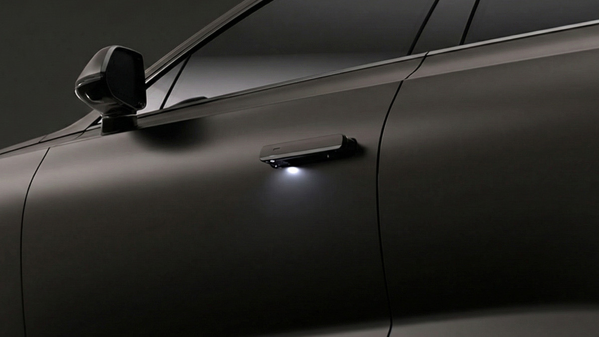 현대차 그랜저에 적용된 플러시 타입 도어핸들. / 현대자동차