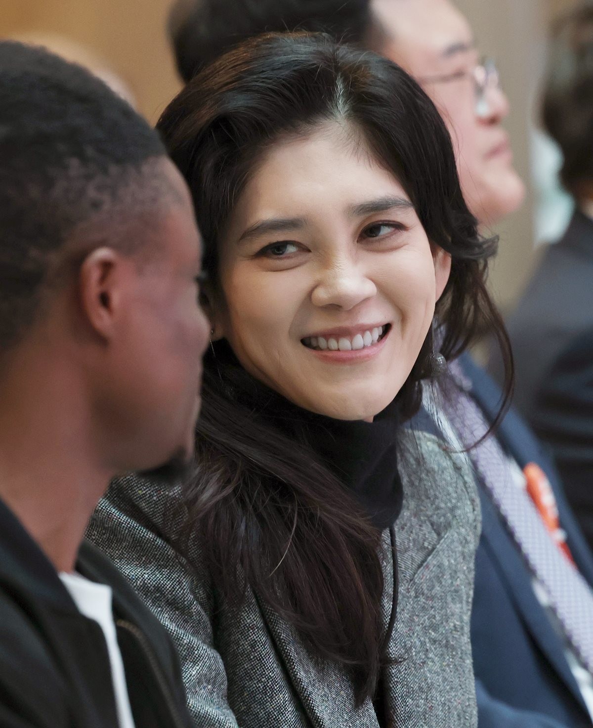 지난 10월 외국인 관광객 환대 행사에 참석한 이부진 한국방문의해위원회 위원장 / 뉴스1