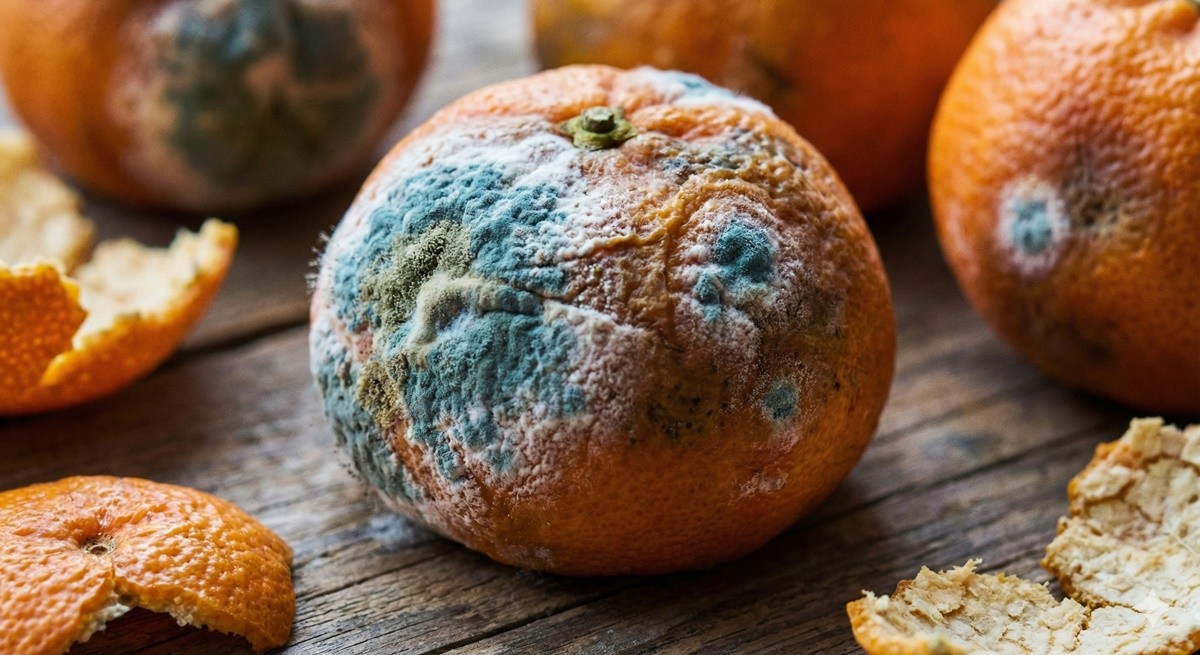 곰팡이 핀 귤