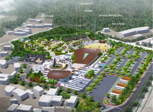 한천탄광 생활권(능주면) 관광거점개발 사업 조감도