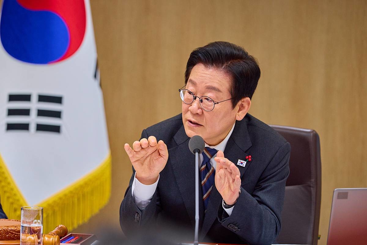 이재명 대통령이 지난 9일 서울 용산 대통령실 청사에서 열린 국무회의에서 발언하고 있다 / 대통령실 제공, 뉴스1