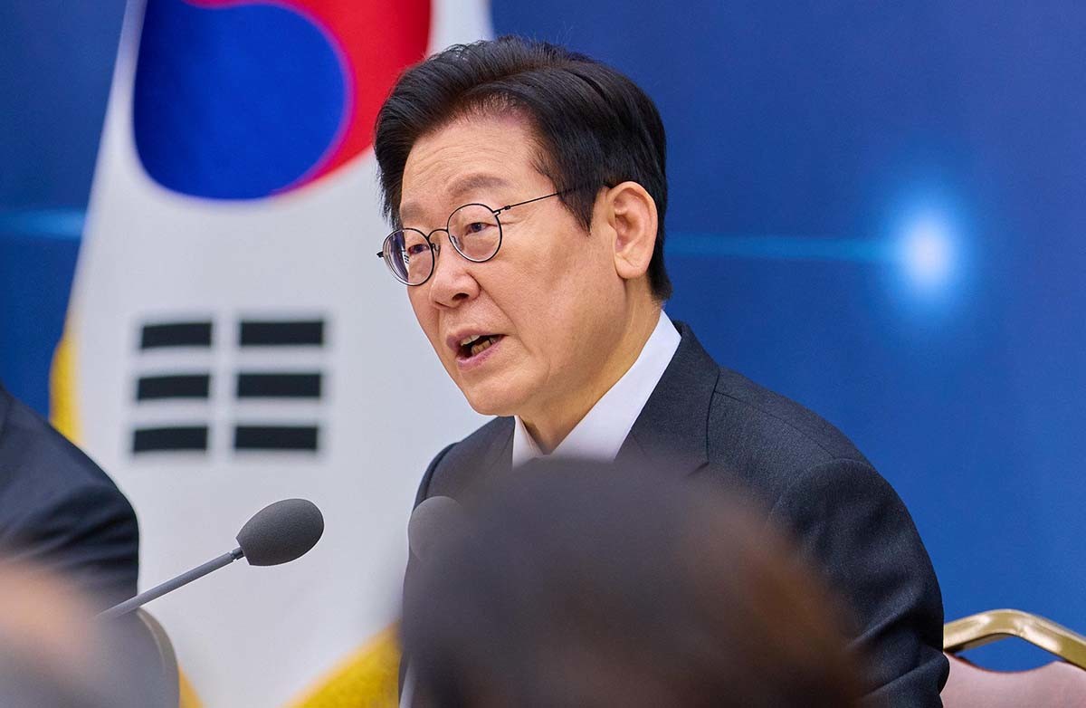 이재명 대통령이 12일 세종시 정부세종컨벤션센터에서 열린 과학기술정보통신부·개인정보보호위원회 업무보고에서 발언하고 있다. / 대통령실 제공.