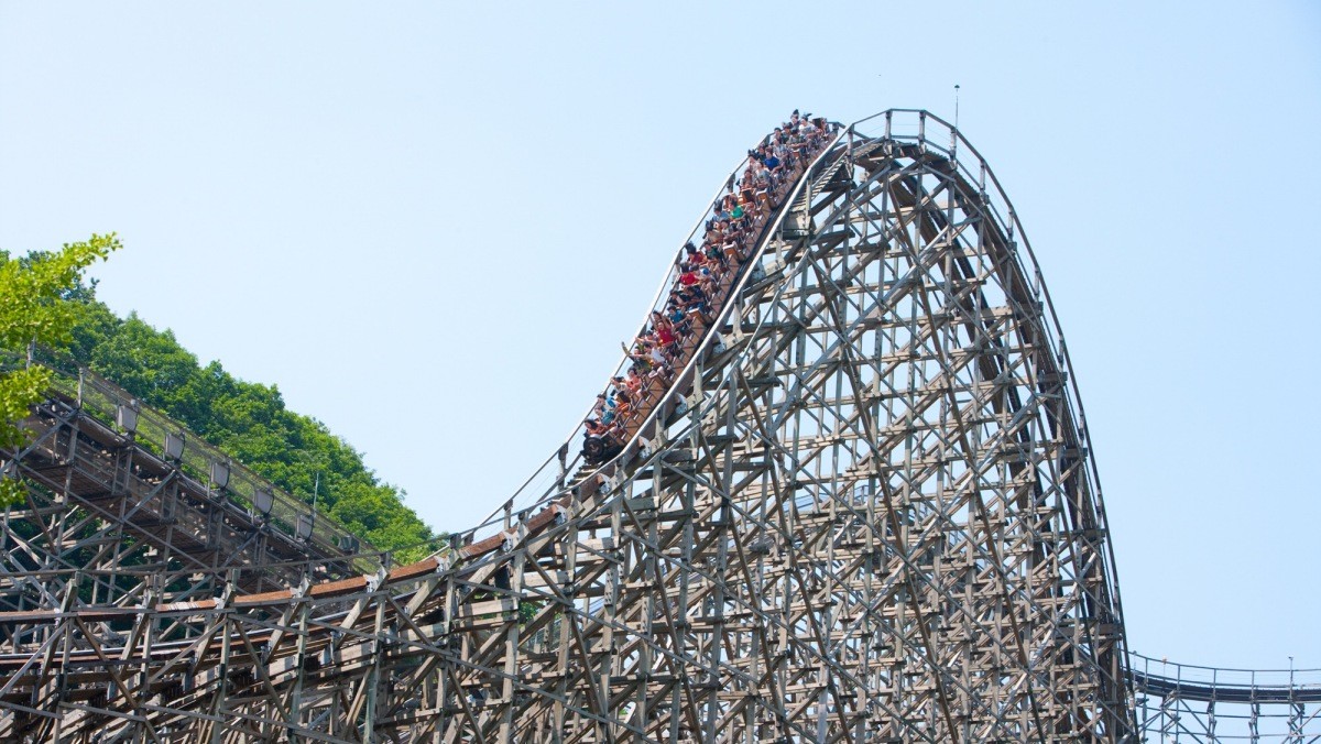 에버랜드 대표 어트랙션 T 익스프레스. 기사의 이해를 돕기 위한 사진 / 삼성물산 제공