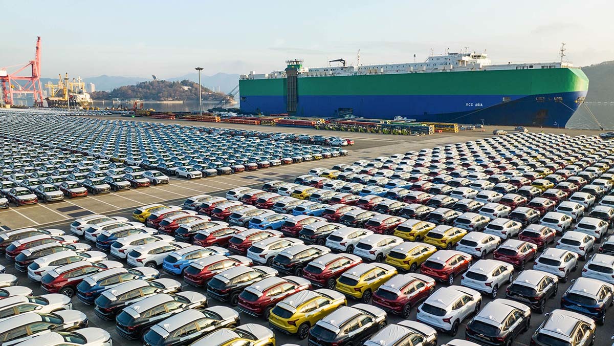 수출 선적 중인 쉐보레 트랙스 크로스오버. / GM 한국사업장