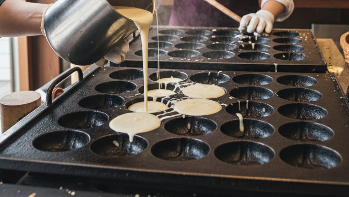 호두과자 만드는 모습. AI가 생성한 자료사진.