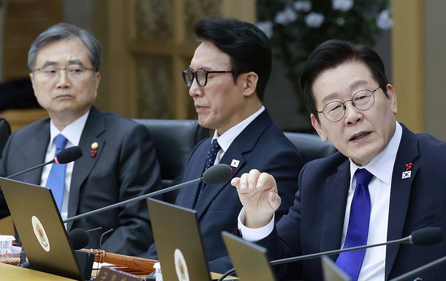 이재명 대통령이 16일 정부세종청사에서 열린 국무회의에서 발언하고 있다. / 연합뉴스