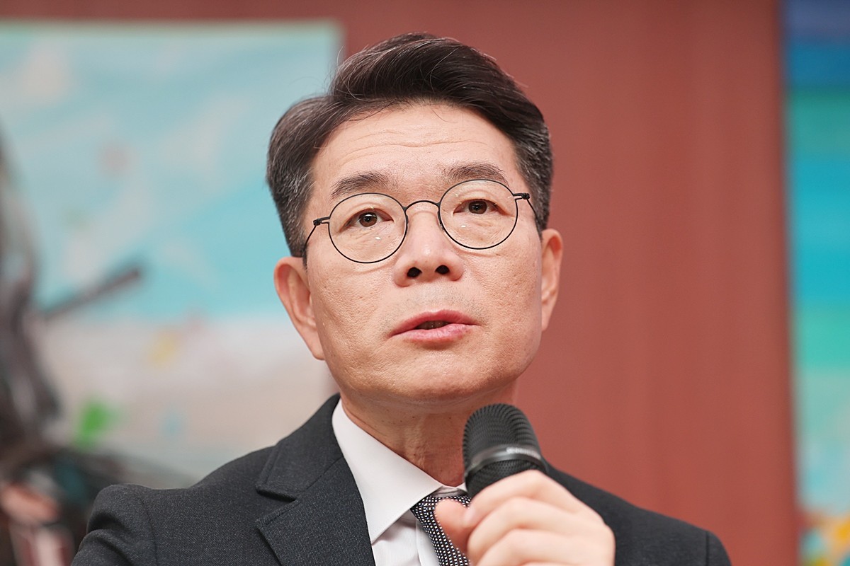 정원오 서울 성동구청장 자료 사진. 정 구청장이 과거 통일교 행사에 참석했던 것은 공개적인 자리였고 축사는 이례적인 인사였다며 통일교와의 유착 의혹을 부인했다. / 뉴스1