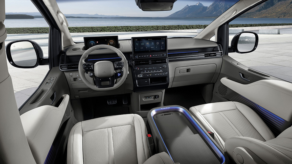 더 뉴 스타리아 라운지의 실내. / 현대자동차