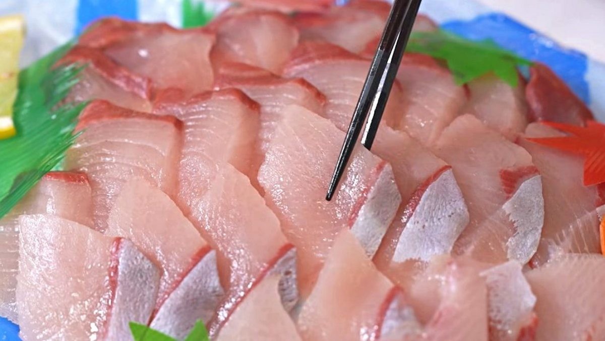 방어회 자료사진. / 유튜브 '입질의추억TV jiminTV'