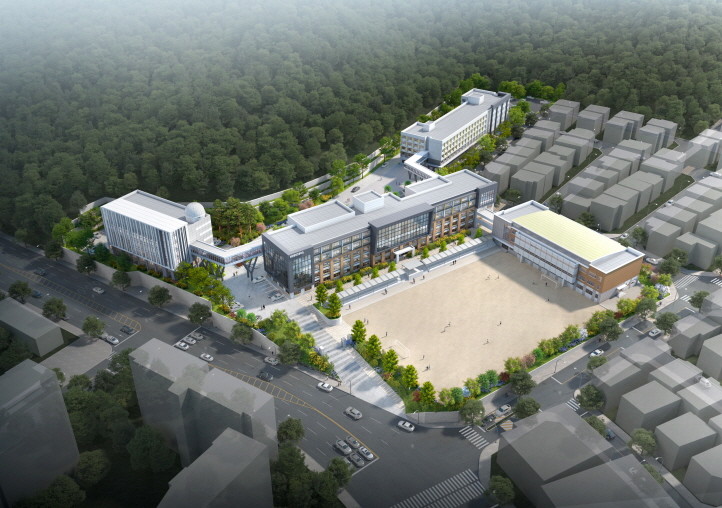 분당중앙과학고 조감도. / 성남시