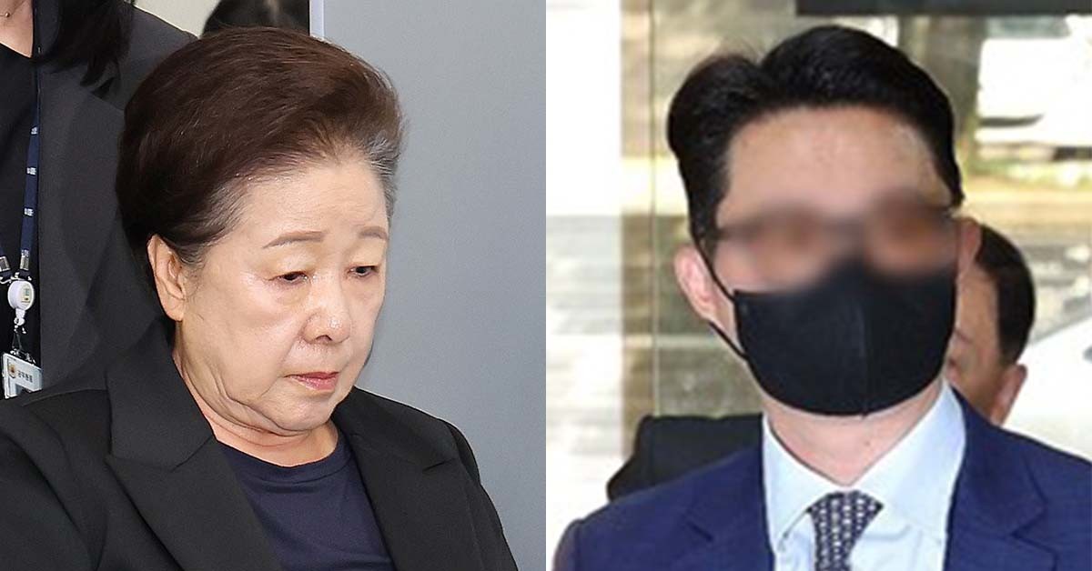 통일교의 한학자(왼쪽) 총재와 윤영호 전 세계본부장. / 연합뉴스