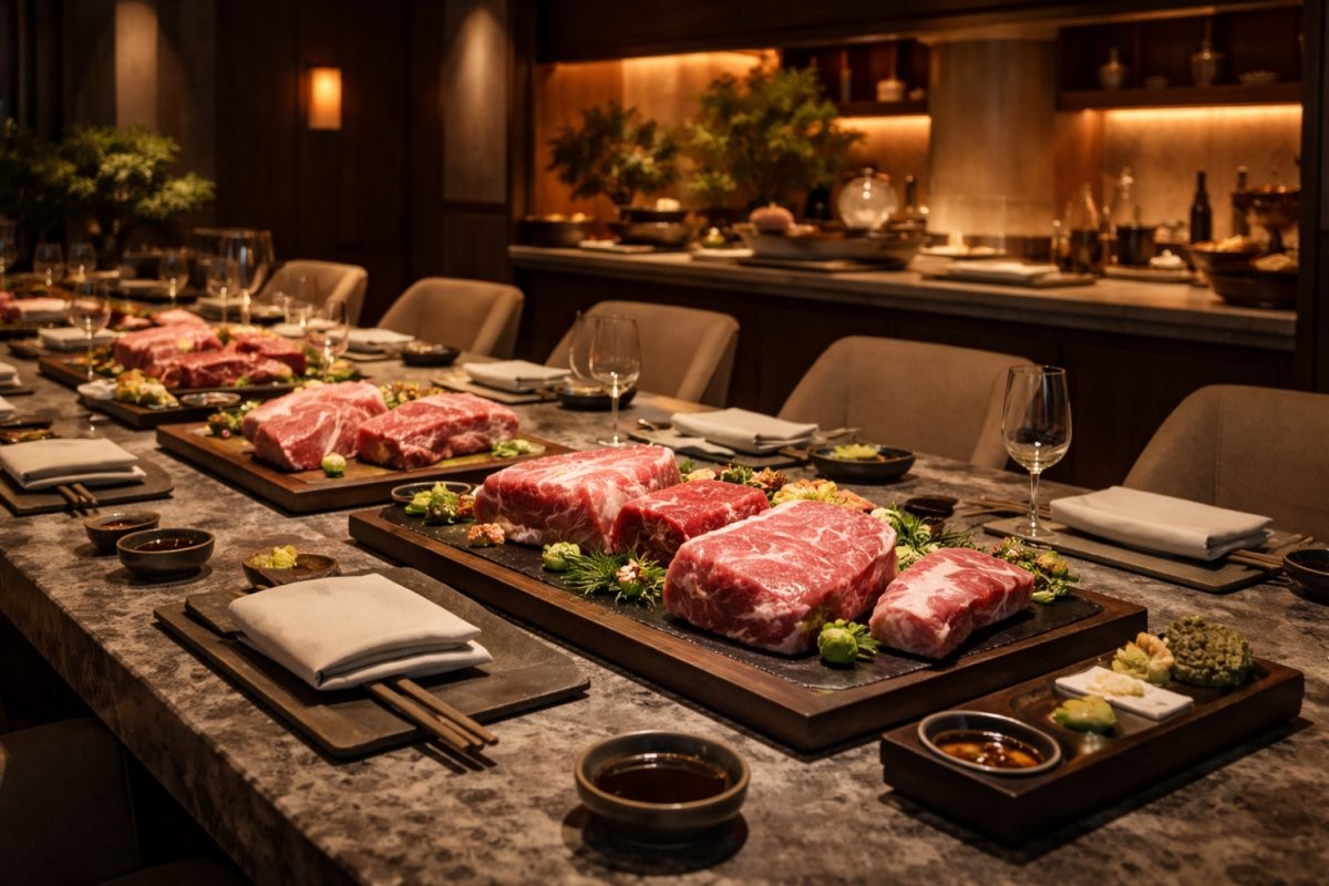 AI로 만든 고급 음식점 이미지