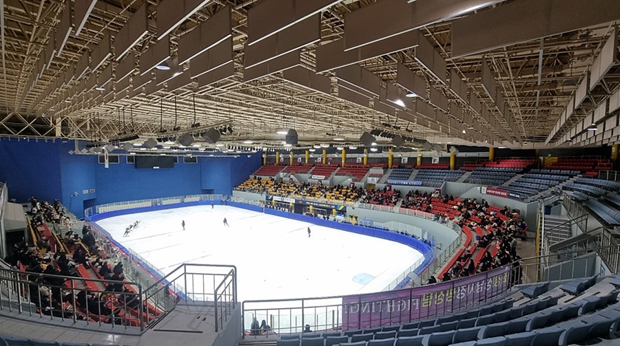 고양어울림누리 얼음마루 대회 내부전경