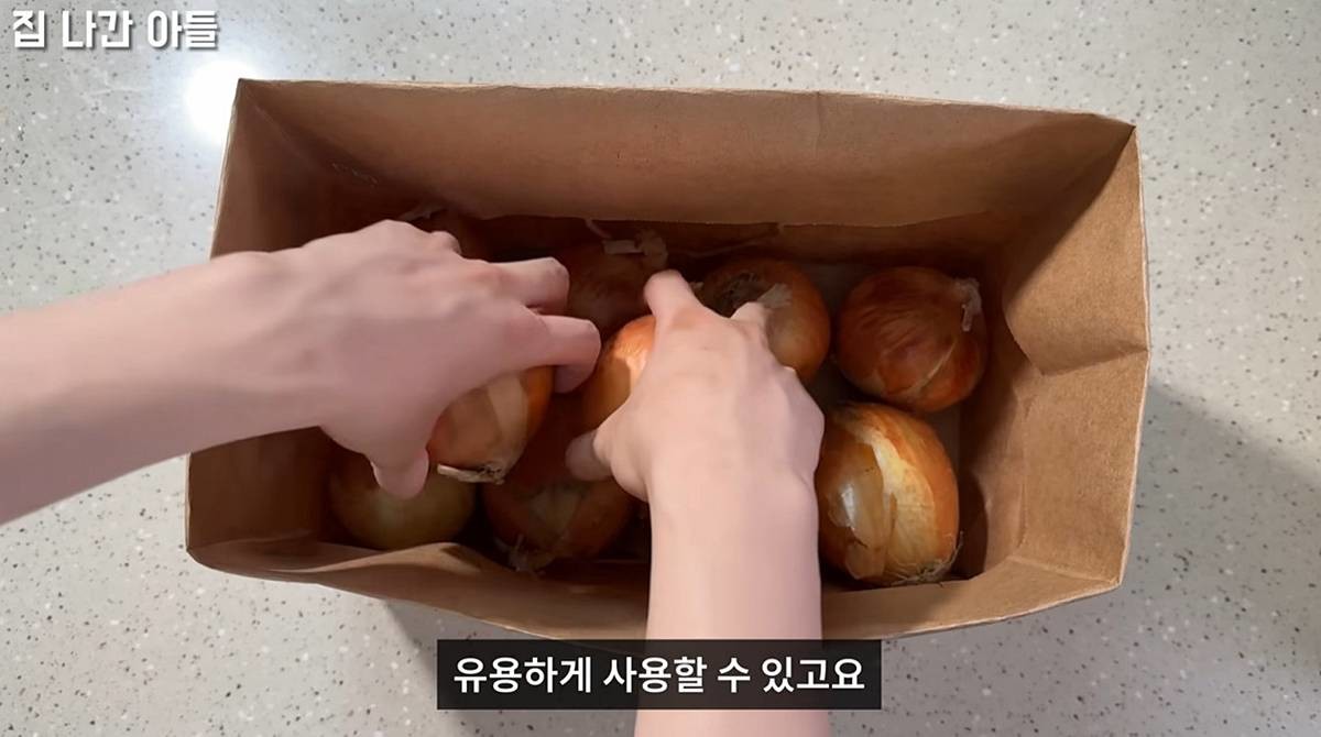 통기성 좋은 종이 재질 / 유튜브 '집나간아들'