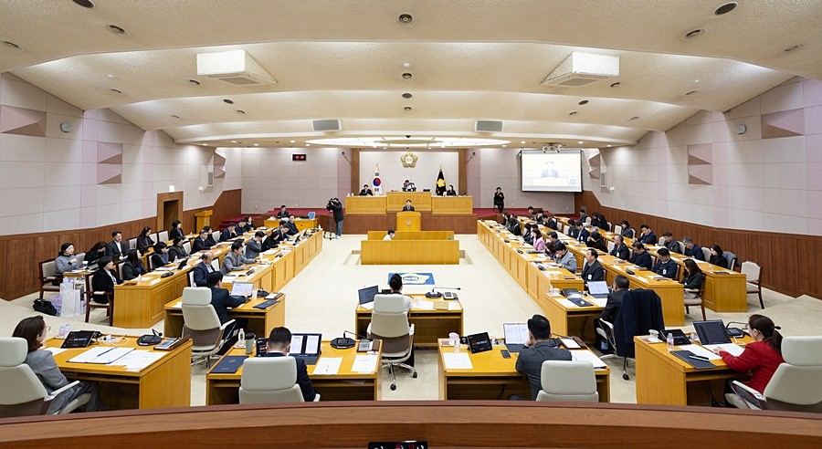 양주시의회 본회의장 전경