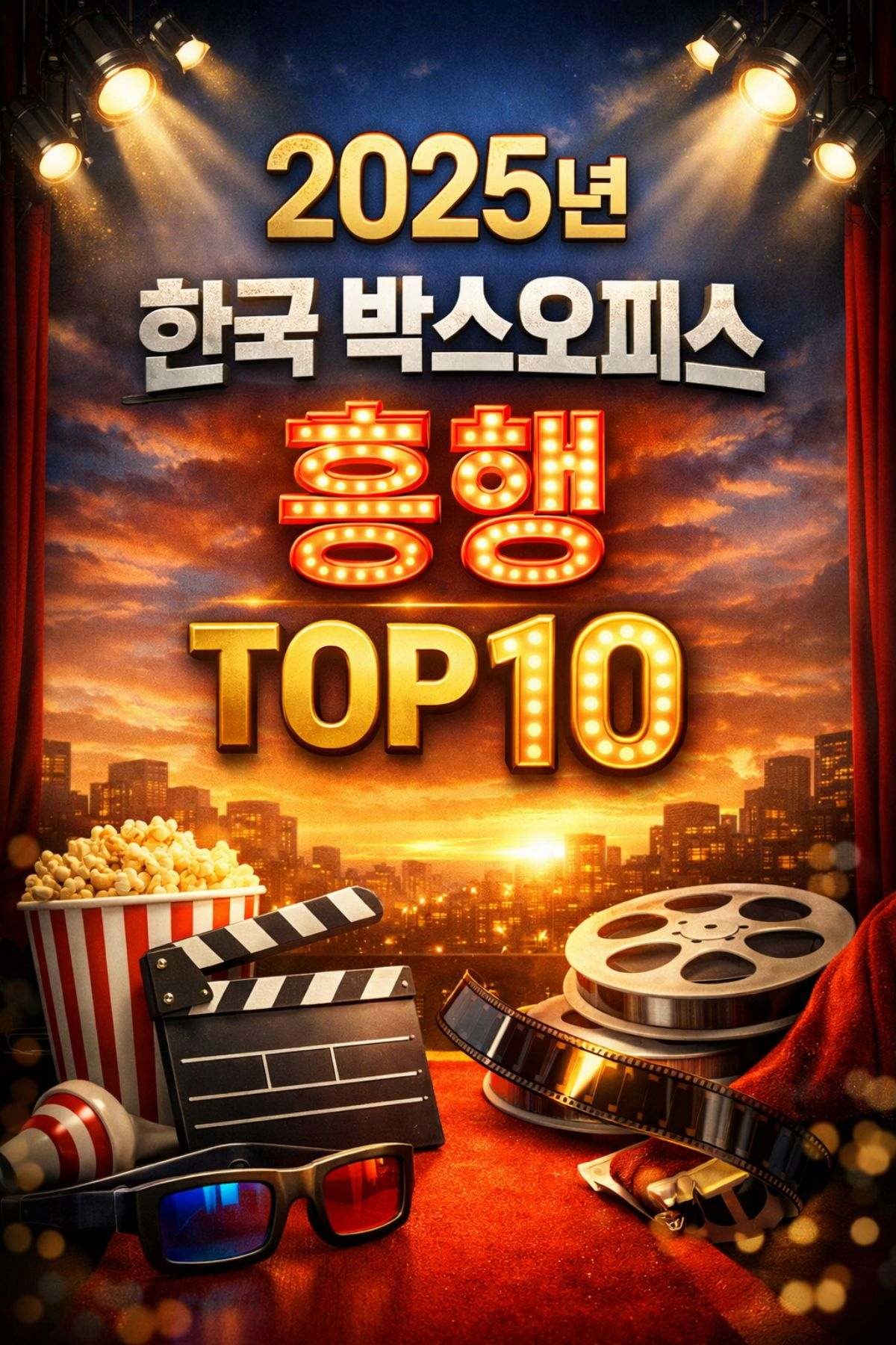 2025년 한국 박스오피스 전체 흥행 톱10 순위(2025년 12월 18일 오후 기준). 기사 내용을 바탕으로 제작한 자료사진.