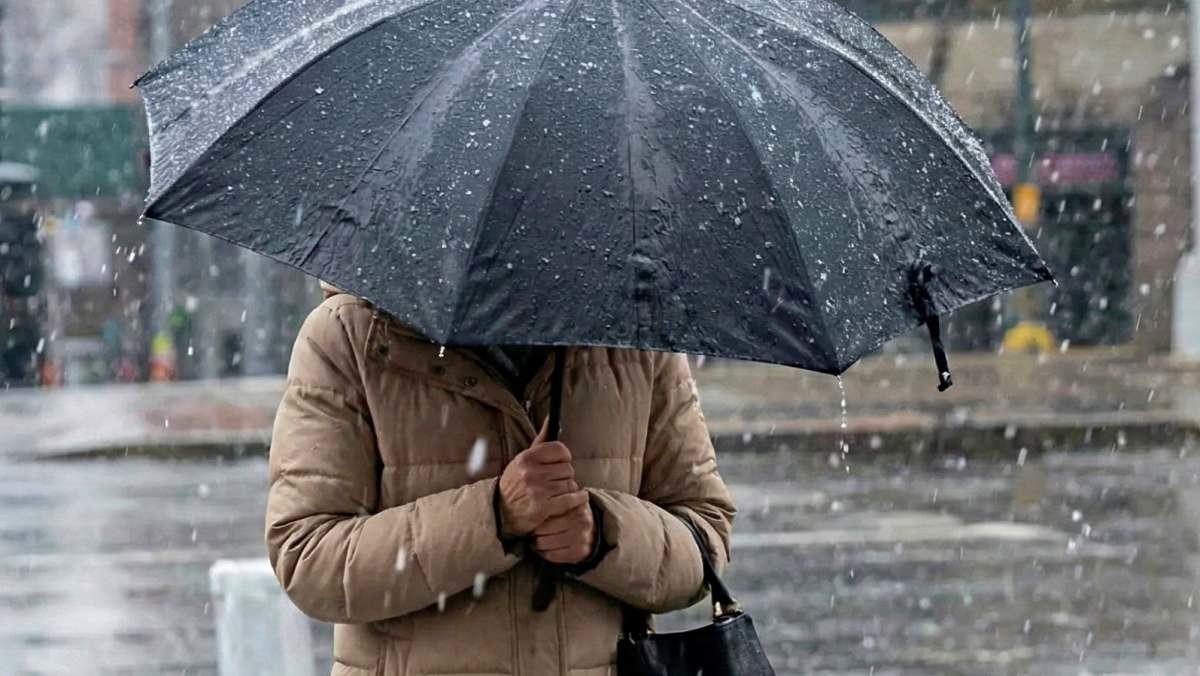 '주말 날씨 눈길' 기사 내용을 바탕으로 제작한 자료사진.