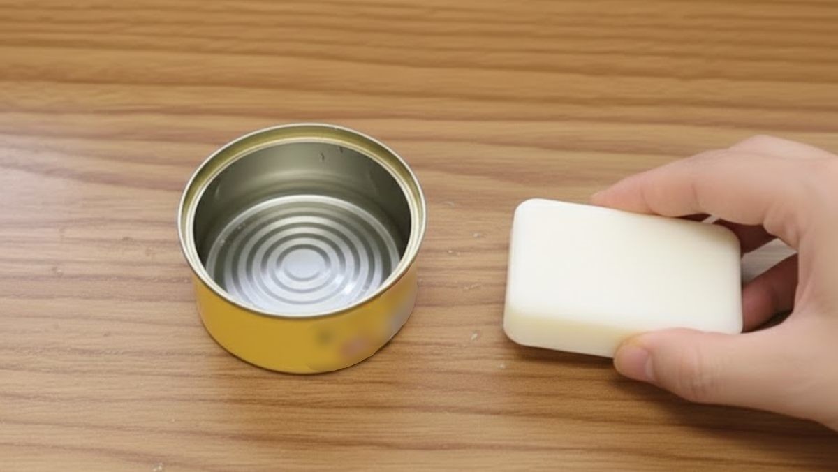 다 쓴 참치캔과 안 쓰는 비누. 기사 내용을 바탕으로 AI가 생성한 자료사진.