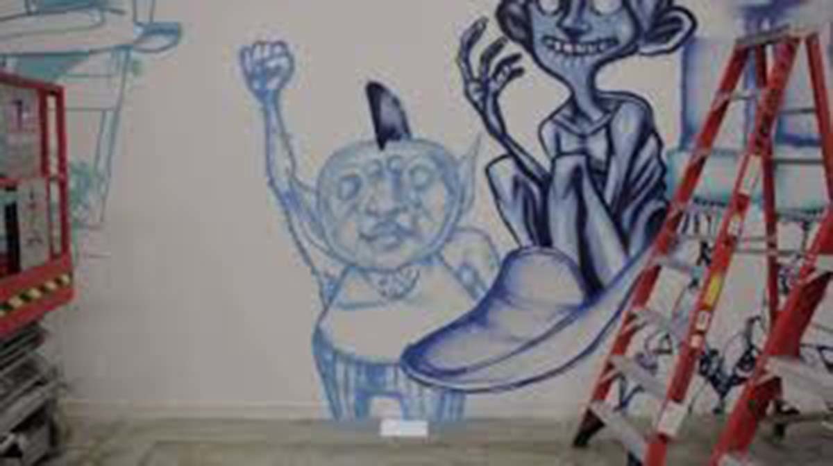 데이비드 최가 그린 페이스북 벽화 / 페이스북