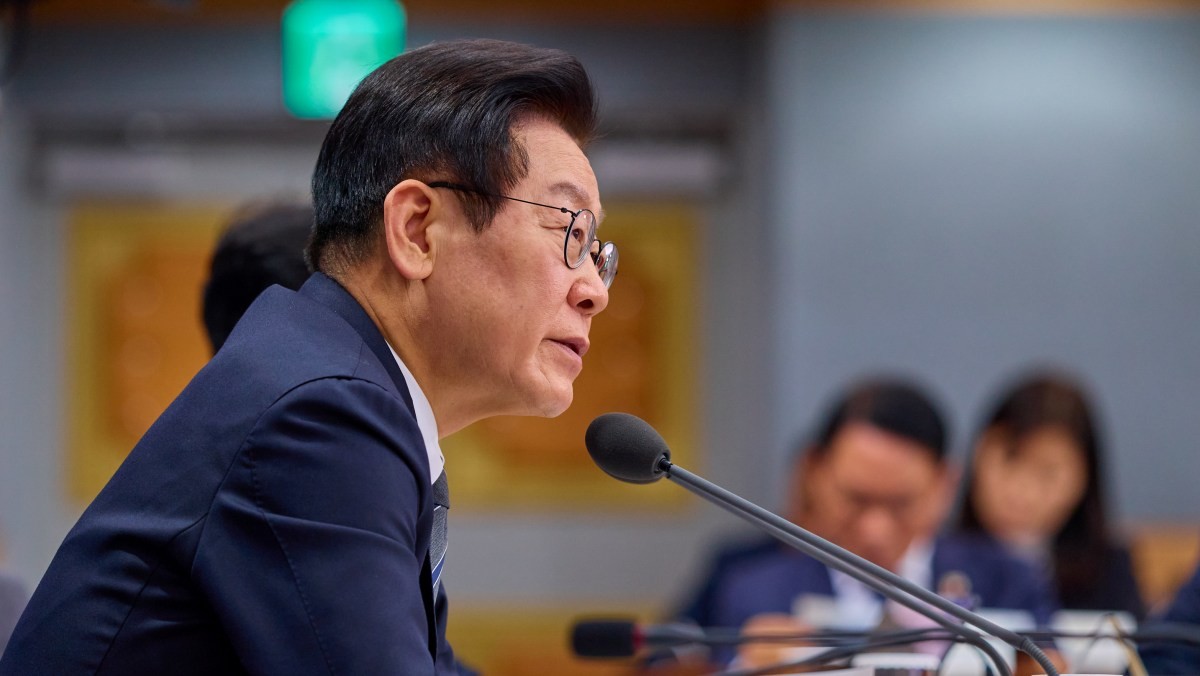 이재명 대통령이 지난 19일 법무부(대검찰청)·성평등가족부 업무보고에서 발언하고 있는 모습. / 대통령실 제공-뉴스1