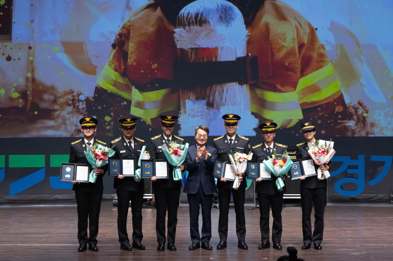 경기도 신임 소방공무원 임용식. / 경기도