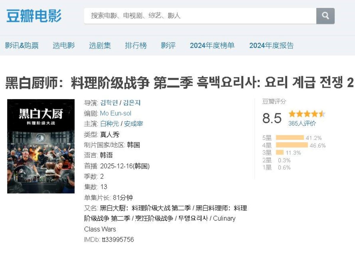 서경덕 성신여대 교수가 게시한 중국 내 '흑백요리사' 불법 시청 정황 관련 이미지. / 서경덕 페이스북