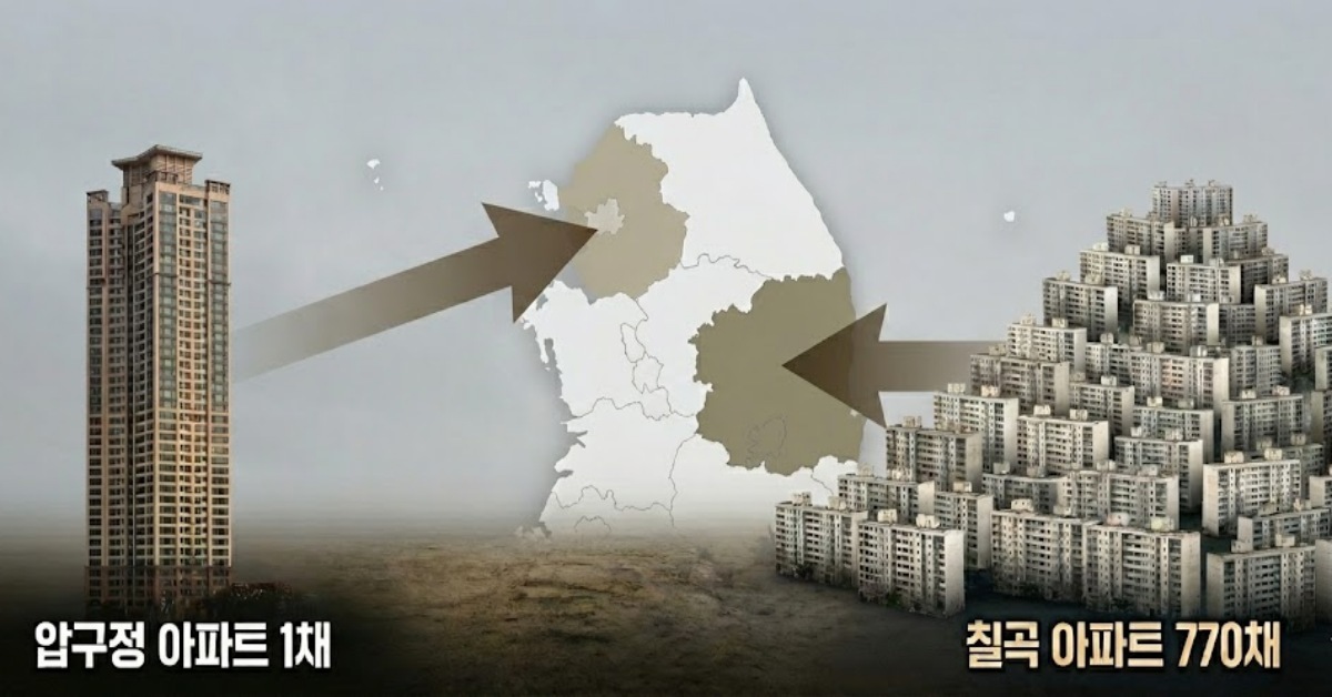 진짜 미쳤다…압구정 아파트 1채면, 지방 아파트 '이만큼' 살 수 있다