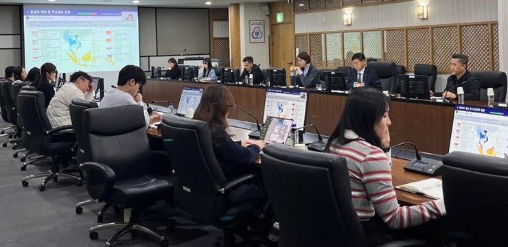 부산항만공사는 22일, 급변하는 대외 환경 속에서 부산항의 글로벌 경쟁력을 강화하고 미래 성장 동력을 확보하기 위한 목적으로 5개국 해외대표부와 전략회의를 개최했다. / 사진제공=부산항만공사