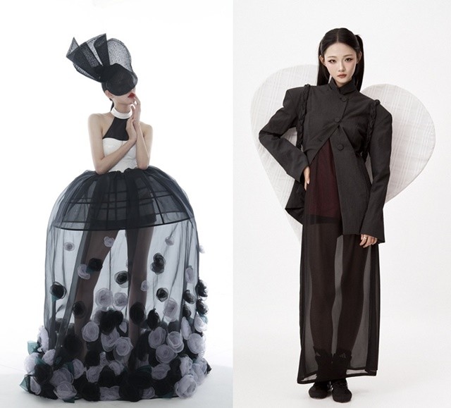 장려상 이현영작품(왼쪽)과 특선 조아라 작품