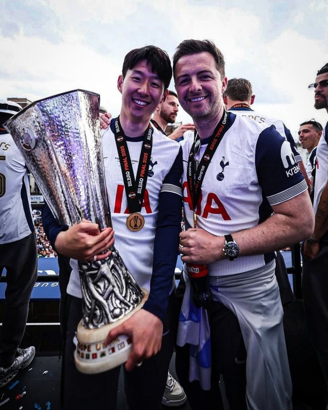 손흥민과 맷 웰스 / 토트넘 홋스퍼 SNS