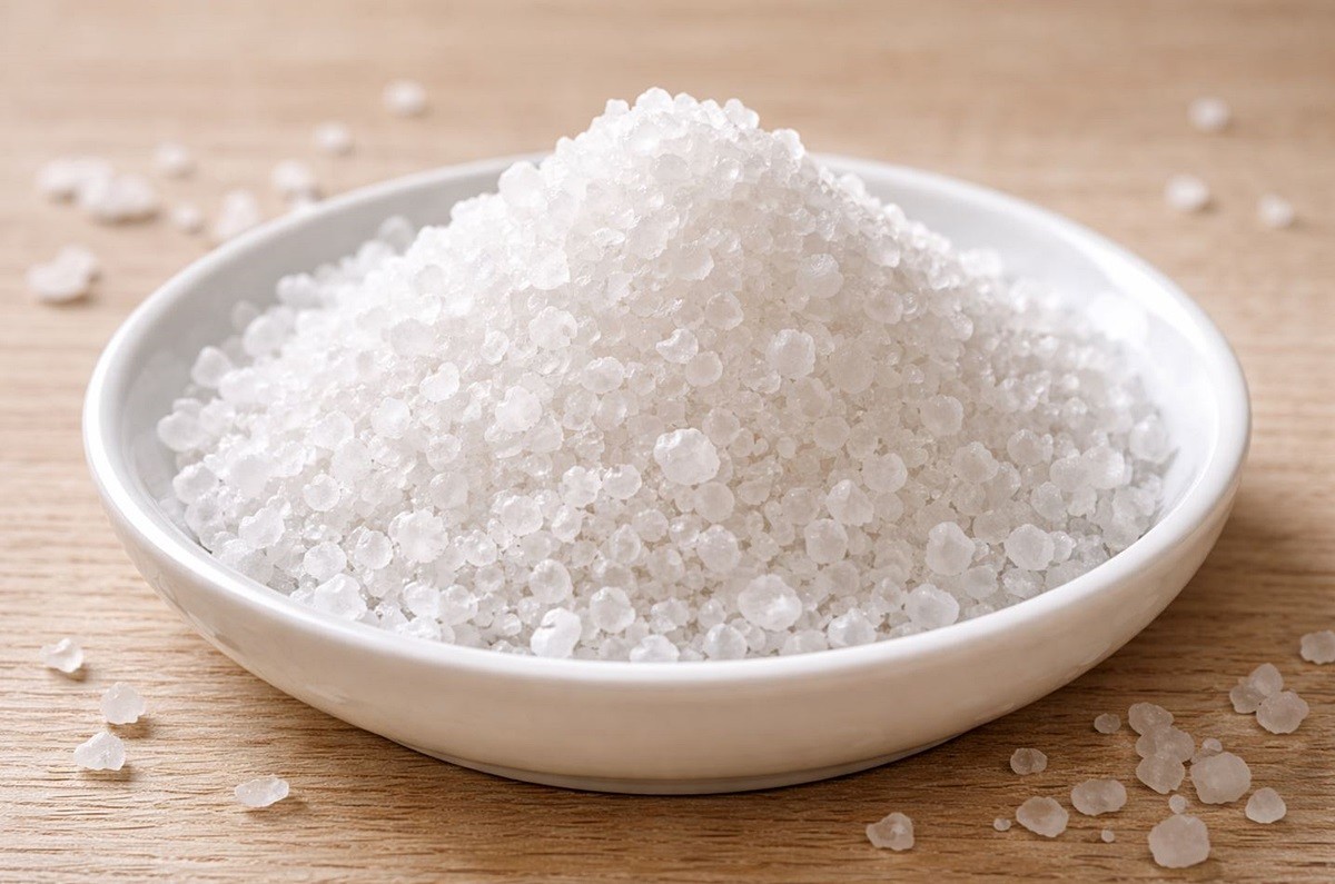 굵은소금 모습. 기사 이해를 돕기 위해 AI를 활용해 제작한 자료 사진입니다. 실제 모습과 다소 차이가 있을 수 있습니다.