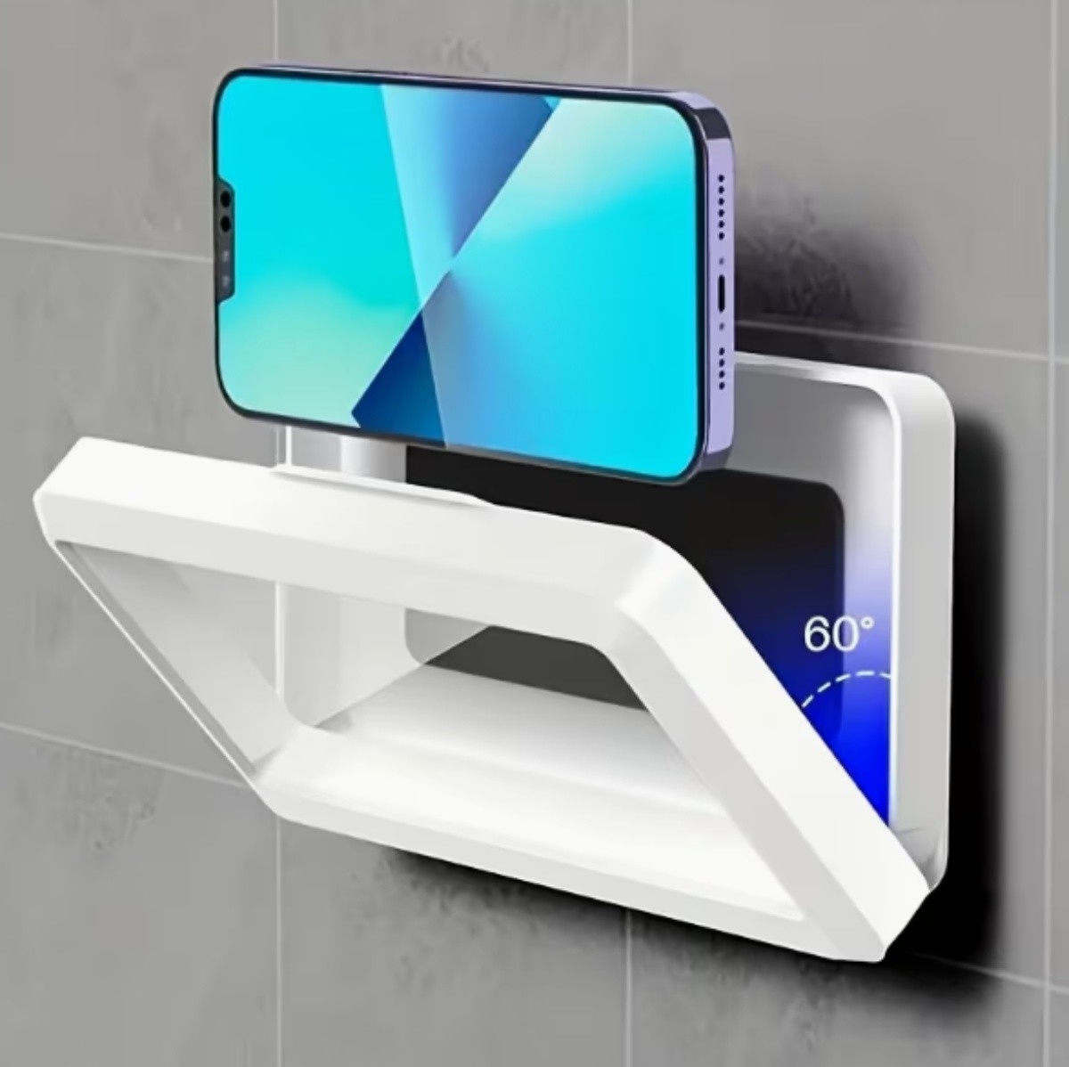 테무 홈페이지에 게시된 욕실 휴대폰 거치대 사진 / 테무 홈페이지