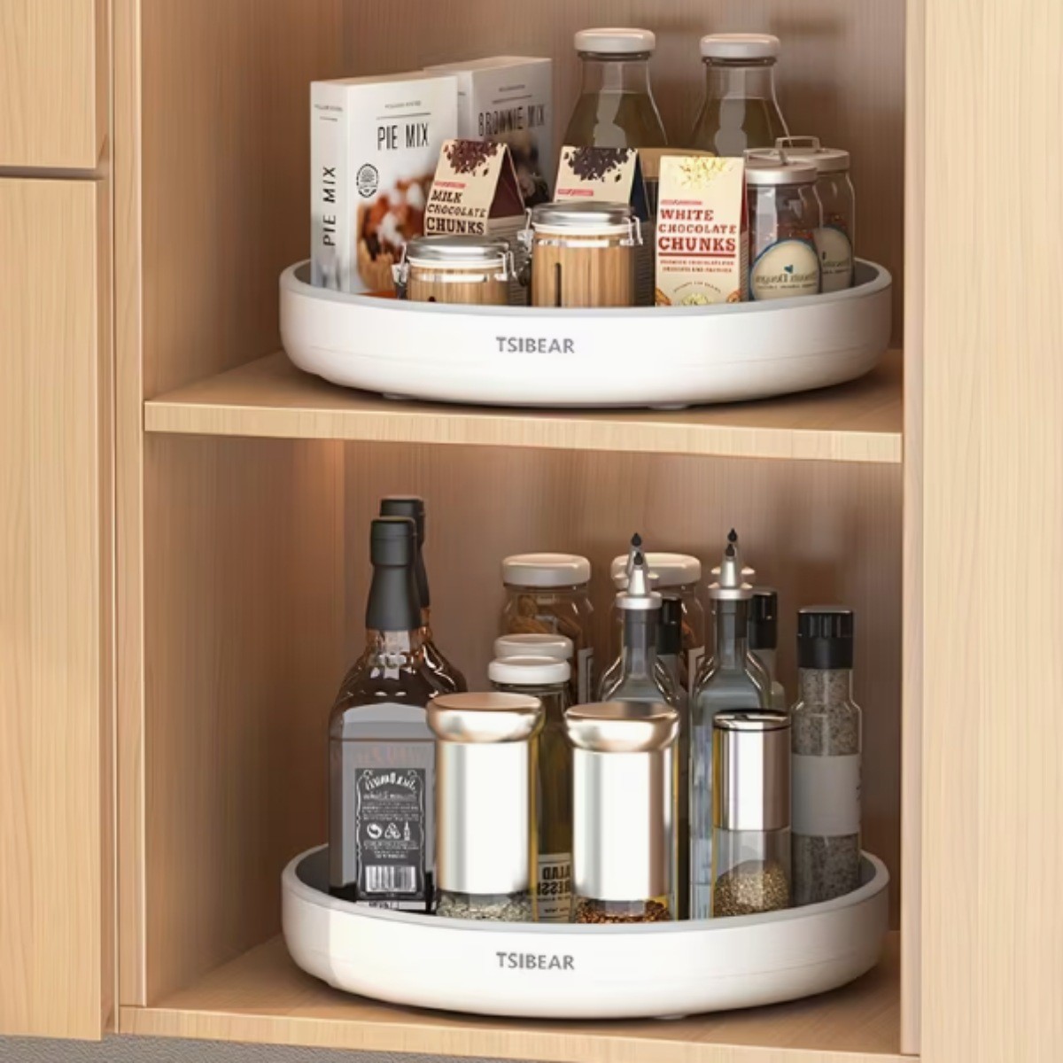 테무 홈페이지에 게시된 260도 회전 다용도 정리함 사진 / 테무 홈페이지