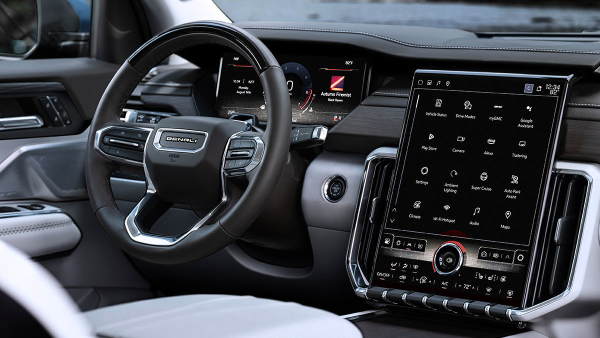 아카디아 드날리의 실내. / GMC