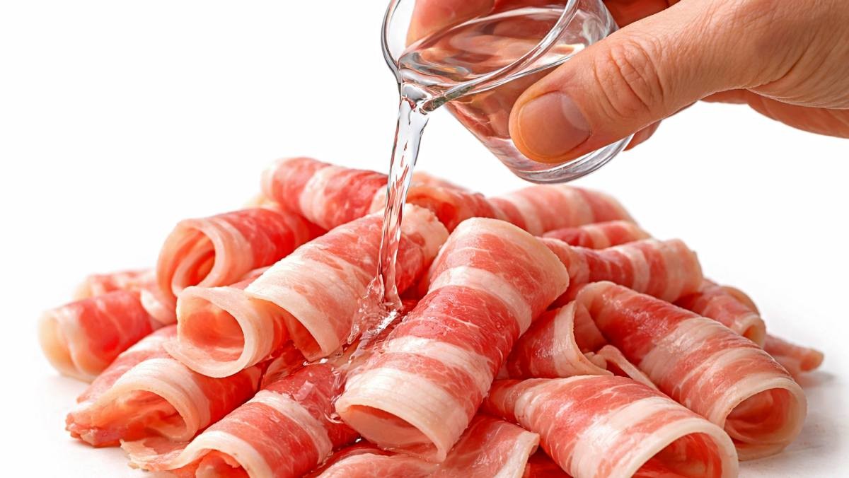 '대패삼겹살 굽지 말고 물만 살짝 뿌려보세요…남편 입이 귀에 걸립니다' 기사 내용을 바탕으로 제작한 자료사진.