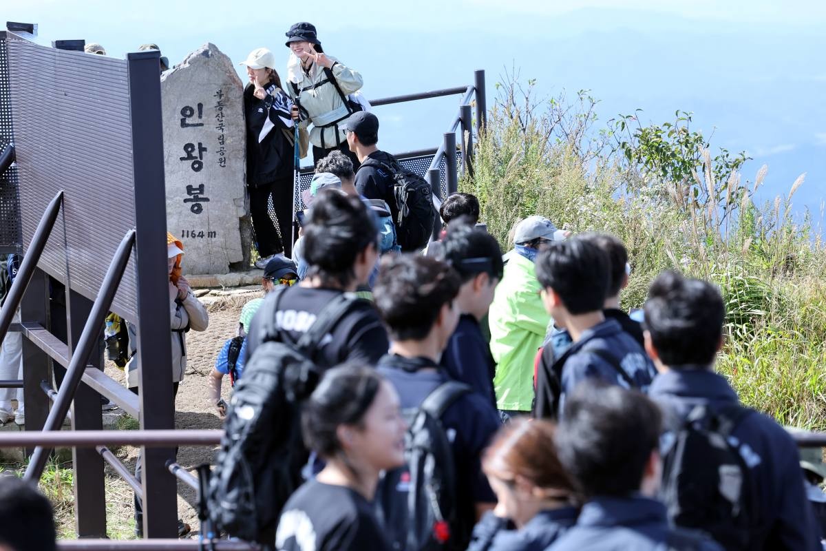 무등산 정상부 '인왕봉' / 연합뉴스