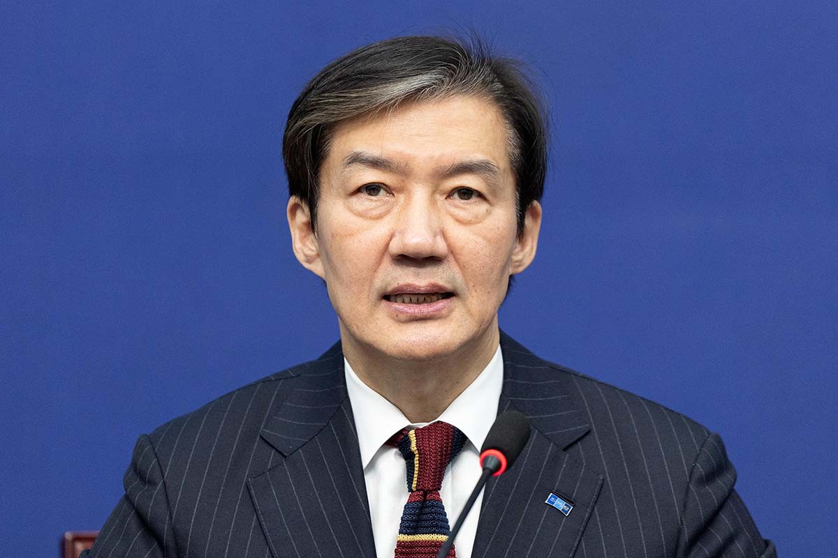 조국 조국혁신당 대표가 29일 서울 여의도 국회에서 열린 최고위원회의에서 모두발언하고 있다. / 뉴스1