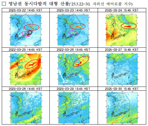 영남권 동시다발적 대형 산불 / 기후에너지환경부