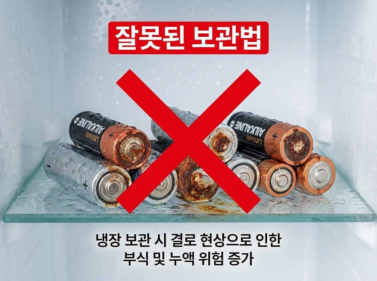 건전지 냉장고 보관은 잘못된 보관 상식
