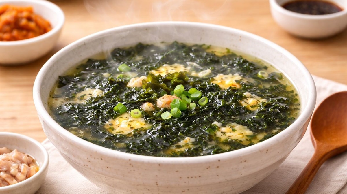 겨울 김국, 비밀 재료 넣어보세요