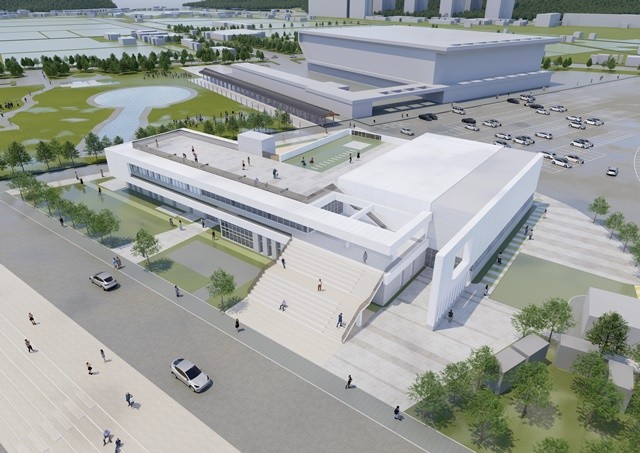 화순군 다목적체육관 조성사업 조감도(안)