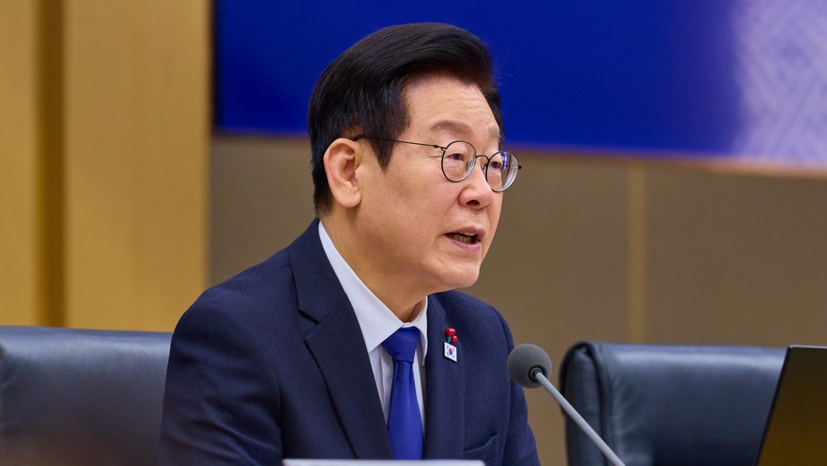 이재명 대통령이 지난 16일 세종시 정부세종청사에서 열린 국무회의에서 발언하고 있다. 기사의 이해를 돕기 위한 사진. / 청와대 제공.