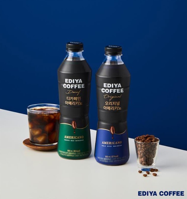 바리스타 황금비율의 대용량 아메리카노 PET 커피 2종 출시 / 이디야커피 제공