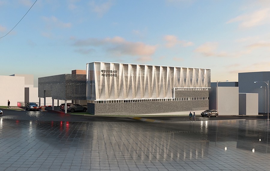 계양산전통시장 제2공영주차장 조감도