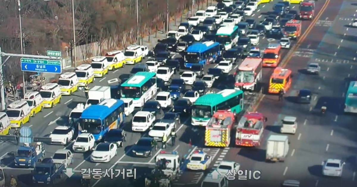 강동구 사고 현장 / 연합뉴스