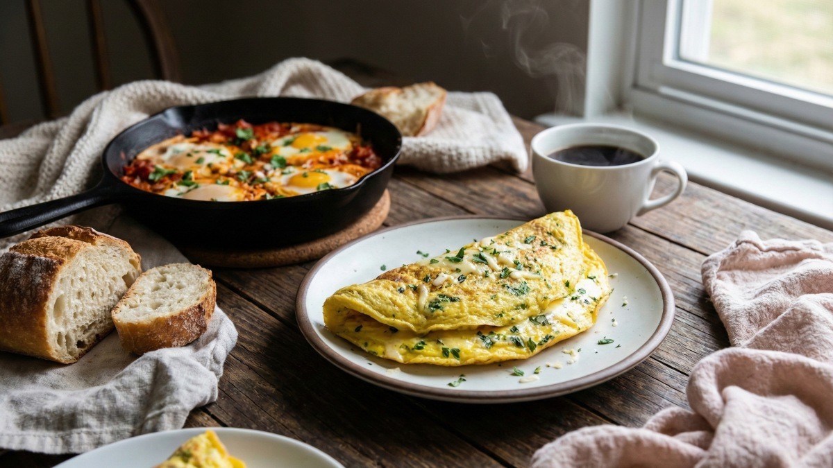 기사 내용 이해를 돕기 위해 AI로 제작한 계란 요리 이미지
