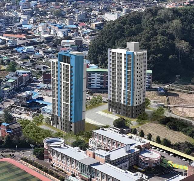 만원주택 조감도-곡성